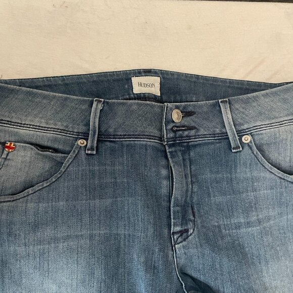 Hudson Nico Jeans Womens Size 31 Blue Light Wash Stretch Denim NEW - Picture 13 of 14